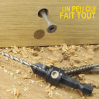 Holzbohrer-Set 5-teilig mit Senker und Inbusschlüssel