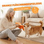 Interaktives Plüsch-Hundespielzeug mit Quietscher – Versteck-Puzzle für Leckerchen