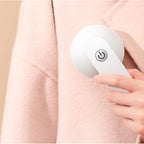 Electric rechargeable lint remover with stainless steel blade