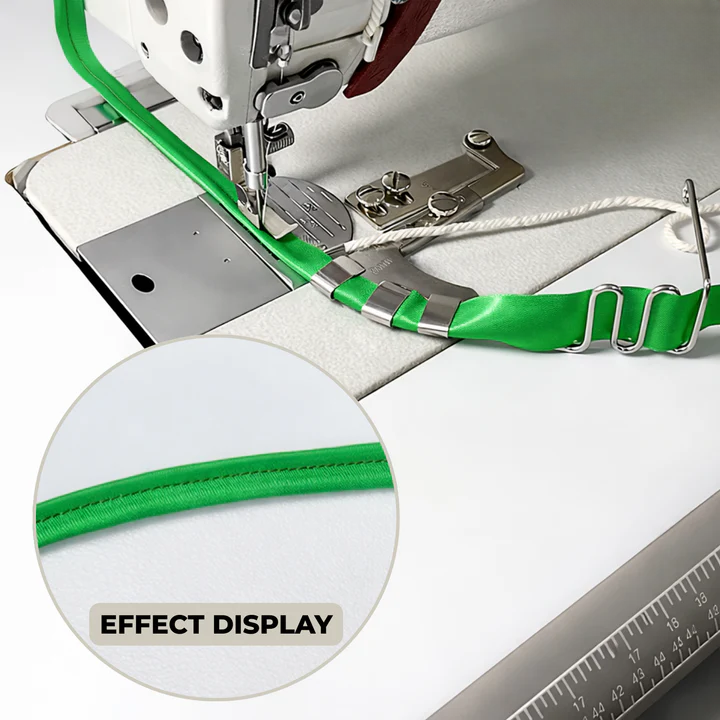 Double Fold Bias Tape Attachment – Clean, Even Edges Every Stitch