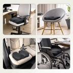 Ergonomisches Memory-Foam-Sitzkissen mit rutschfester Unterseite