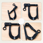 Cable clamp for quick threading – 8 cm ABS plastic