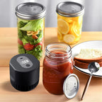 Electric Vacuum Sealer for Mason Jars – Airtight in 30 Seconds