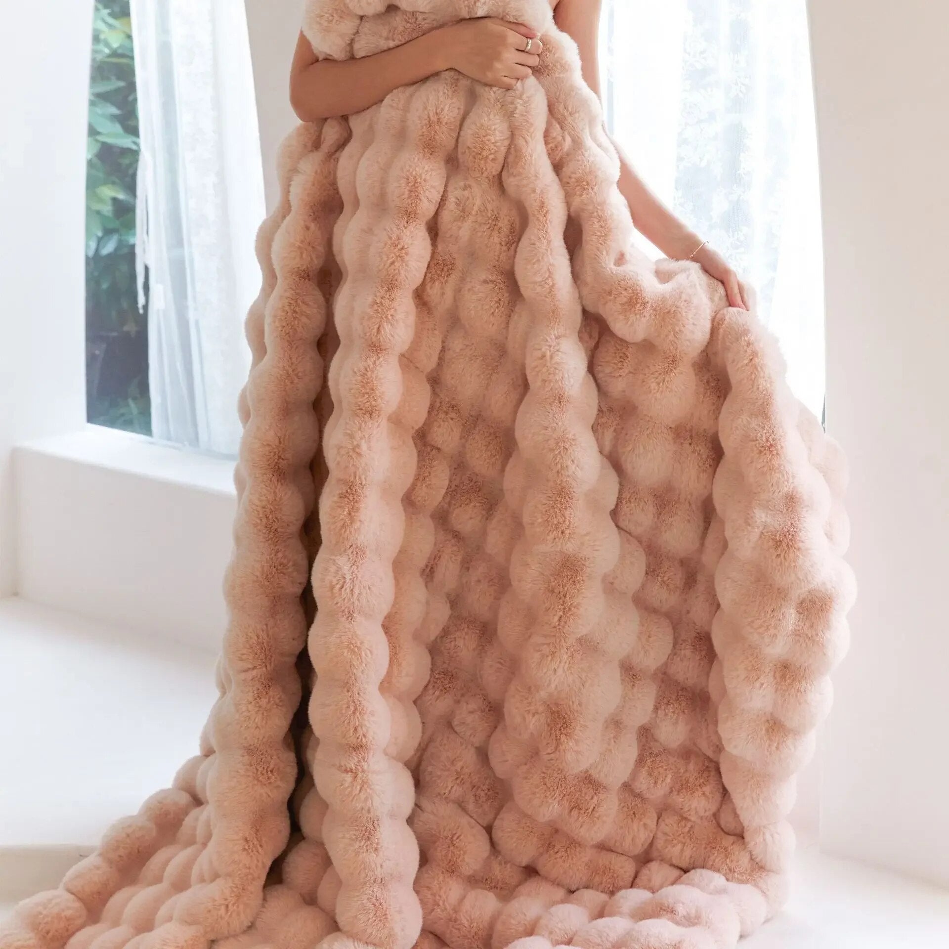 Plüsch-Wolldecke Flauschig – Weich und Warm