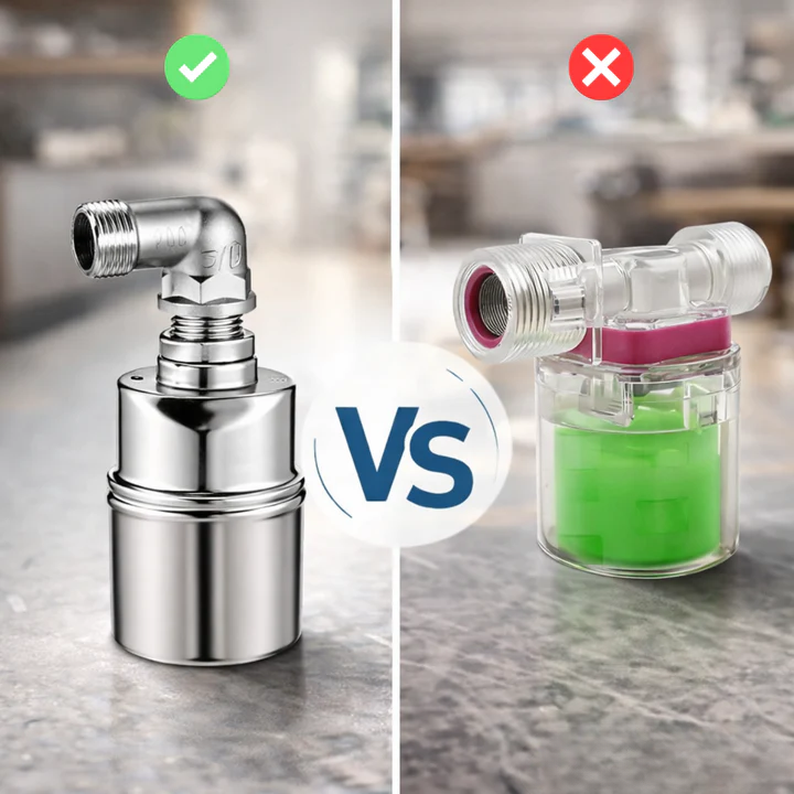 Automatic float valve – stainless steel, without electricity