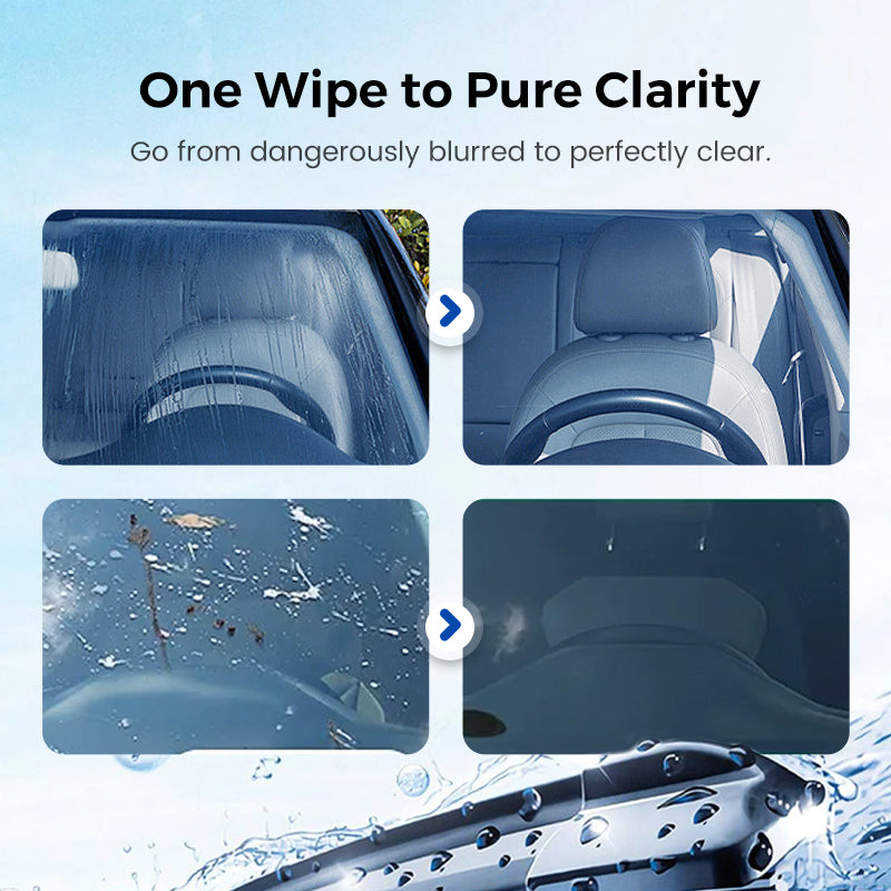 Glass cleaner for windshields