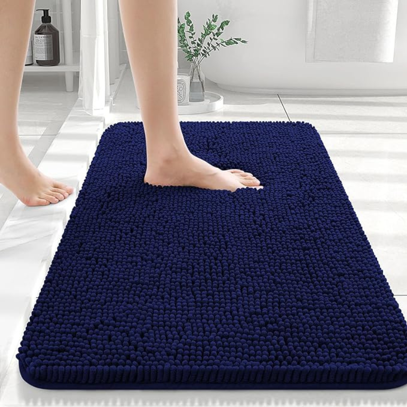 Badematte Chenille – rutschfest, superweich und extra saugfähig