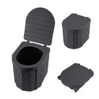 Faltbares Camping-Toilette ABS Kunststoff – Tragbar