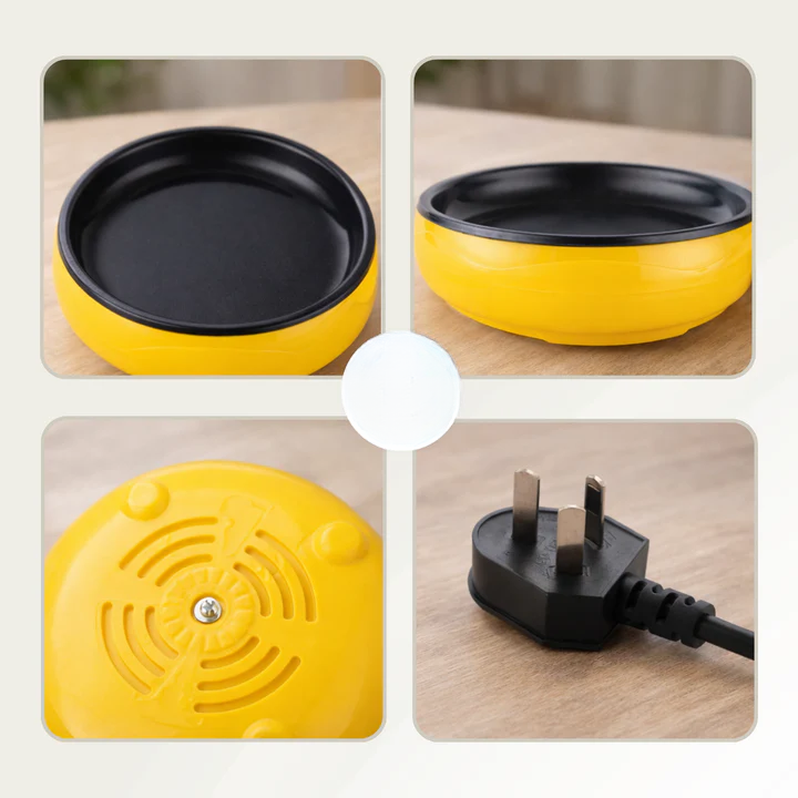 Electric Mini Pan with Non-Stick Coating and Automatic Shut-Off