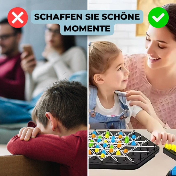 Strategiespiel Dreieck-Schach mit Ketten-Mechanik