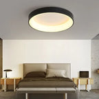 Runde LED-Deckenlampe – Skandinavisches Design, Warmweiß