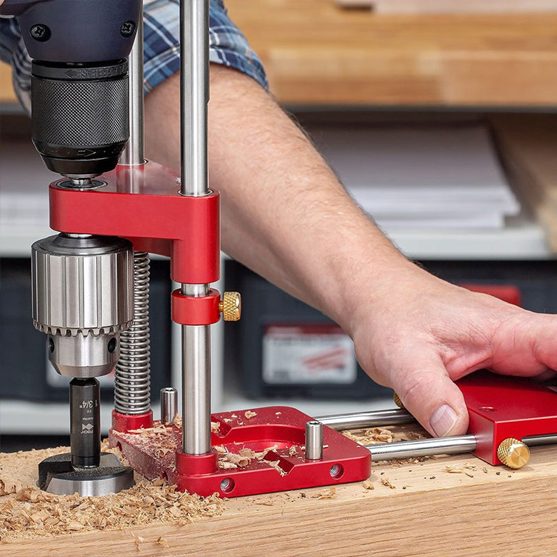 Drill Stand Woodworking – Precise Positioning and Marking