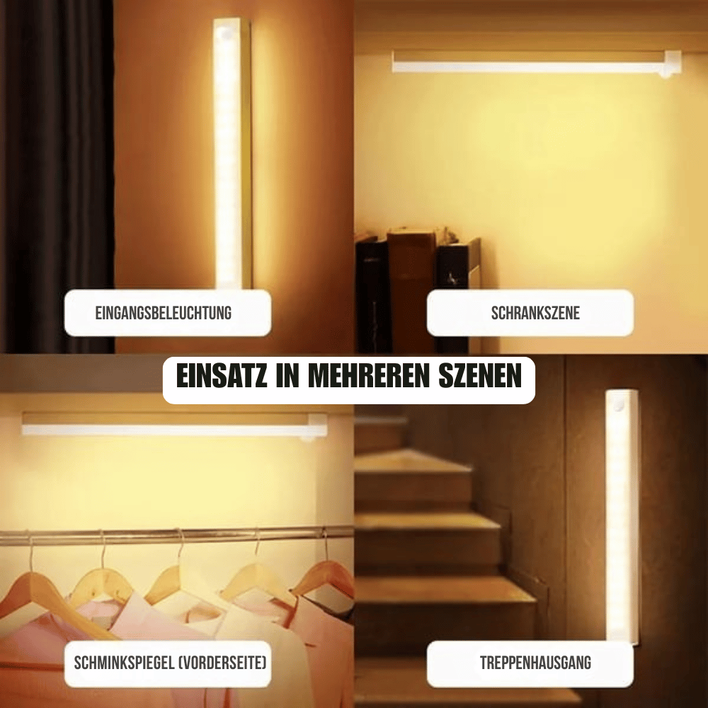 LED sensor light with motion detector – magnetic mount