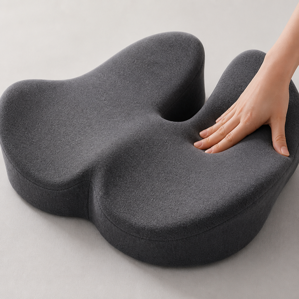 Sitzkissen Memory Foam – Ergonomische Entlastung für das Steißbein
