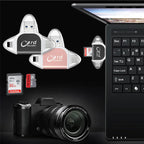 4-in-1 Universal Card Reader for SD and MicroSD Cards