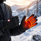 Beheizte Handschuhe USB mit Fleecefutter wasserdicht