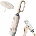Regenschirm kompakt automatisch mit Sicherheitsstreifen