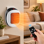 Mini-Heizlüfter 600 W mit Fernbedienung und Thermostat