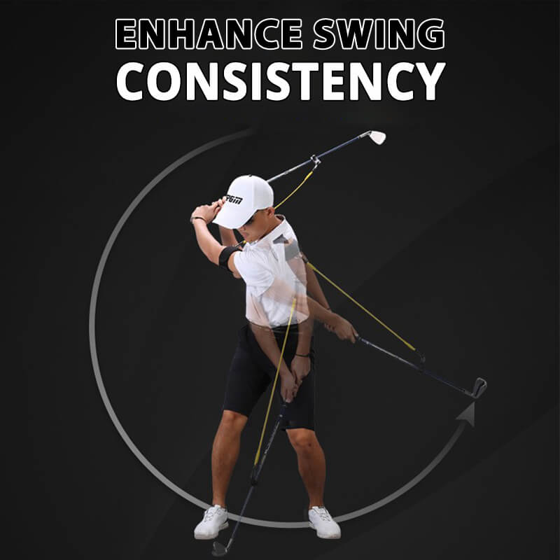 Golf Trainingsgerät mit Widerstandsband