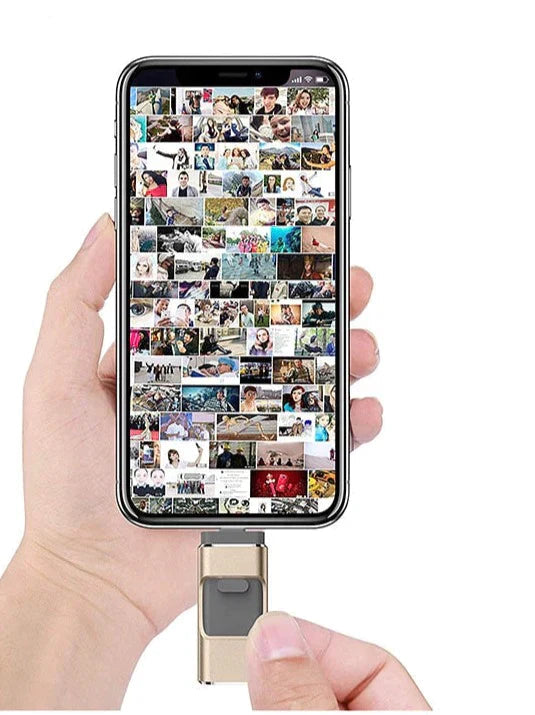 Multi-Port USB Stick for Smartphone and PC