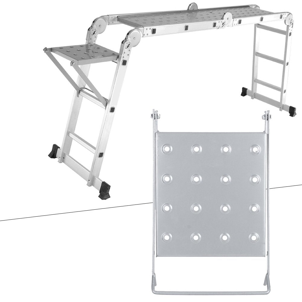 Steel Ladder Platform – Secure Stand on Any Ladder