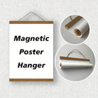Magnetische Posterleiste Holz – Einfacher Bilderwechsel ohne Rahmen