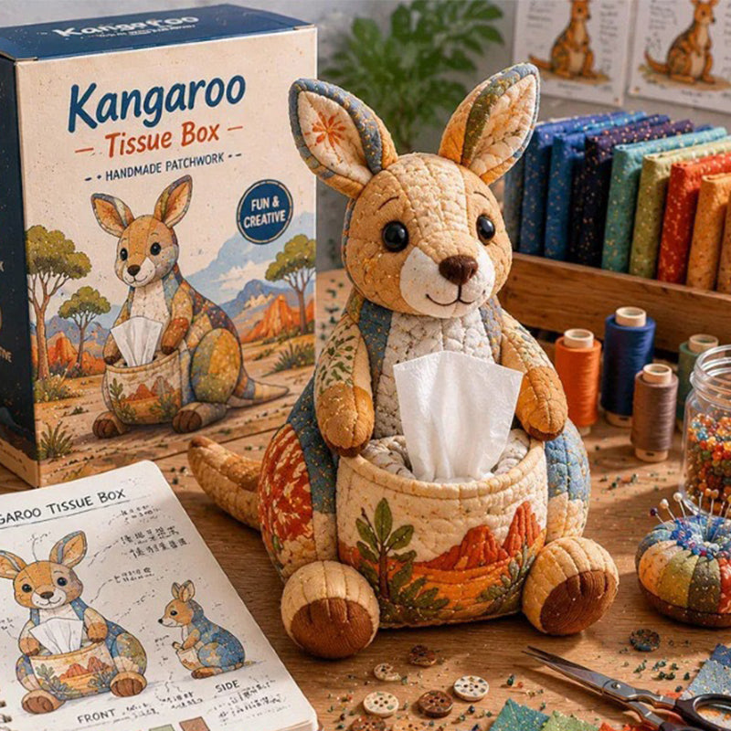 Taschentuchbox-Hülle DIY-Set mit Tierdesign