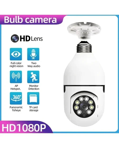 Wireless Surveillance Camera – Fits Any E27 Lamp Socket