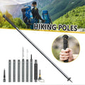 Wanderstock Aluminium verstellbar mit integriertem Survival Kit