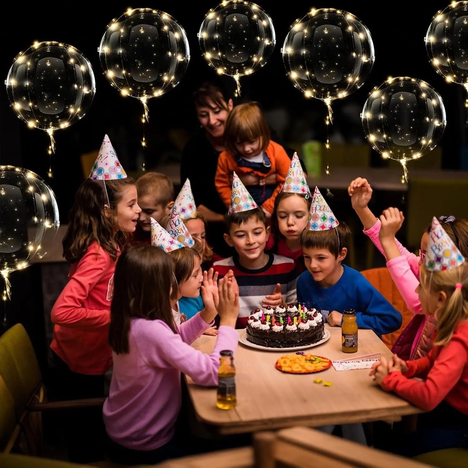 LED Balloon Set with 10 Pieces – Warm Glow for Every Occasion