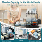 Pull-out 2-in-1 Dish Dryer with Drip Tray