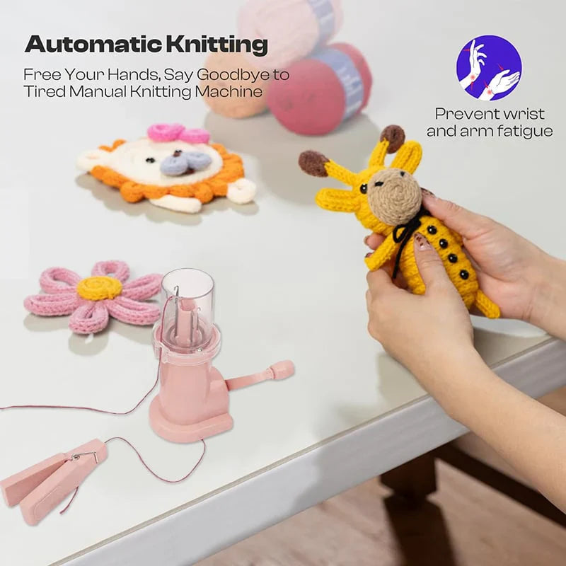Knitting Machine for I-Cords – Fast Knitting of Yarns