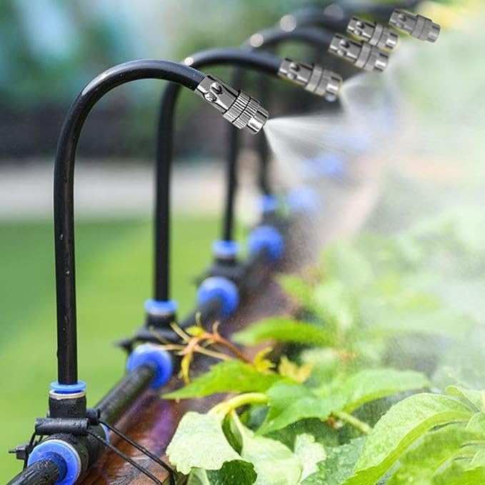 Irrigation system with adjustable sprayers