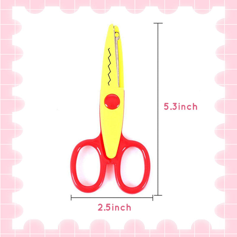 Pattern Scissors Set with 6 Scissors – Decorative Cuts for Kids