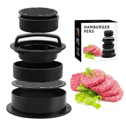 Burger press with twist lock – Even patties in no time