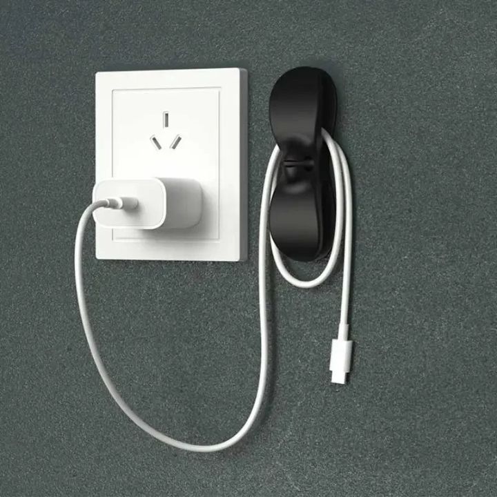 Self-adhesive cable organizer 10-piece set