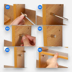 Self-drilling Shelf Brackets without Drilling
