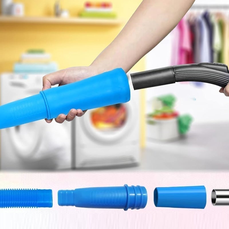 Trockner-Entlüftungsset mit flexiblem Bürsten-Aufsatz