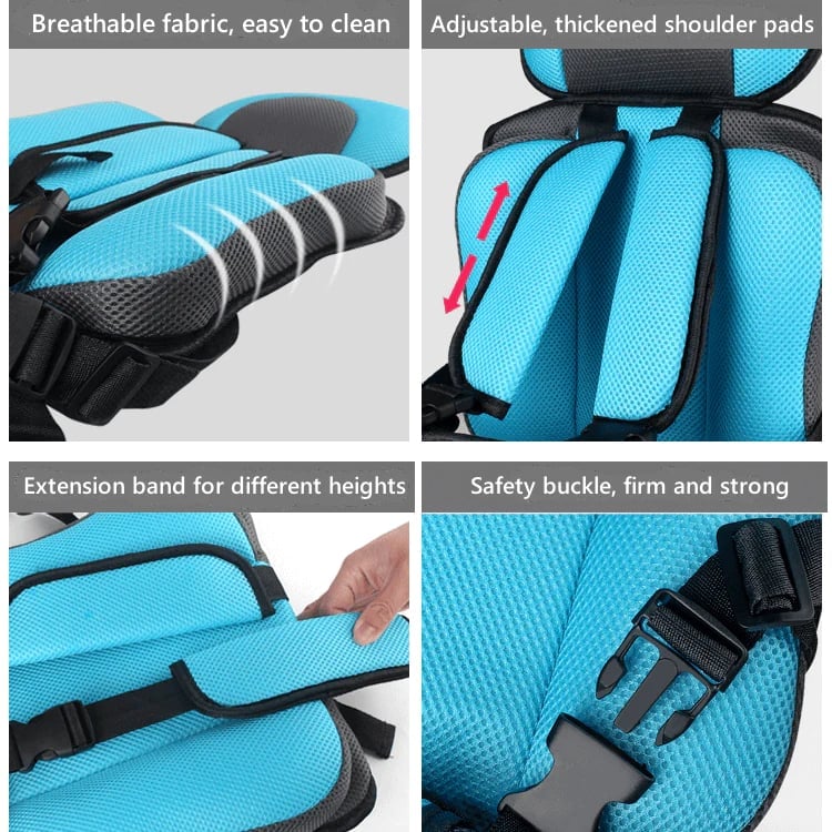 Portable Child Car Seat with 5-Point Harness