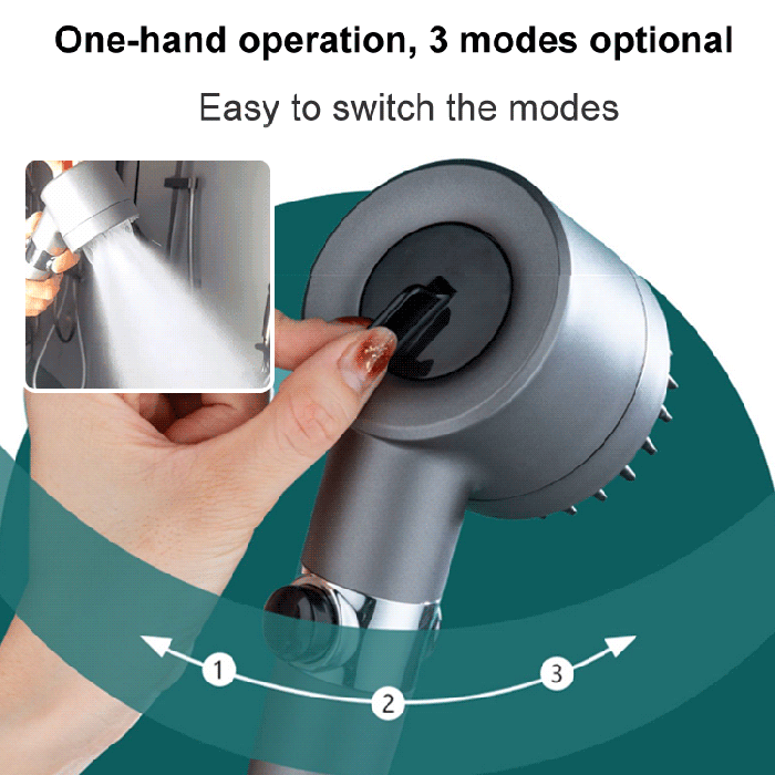 Duschkopf mit Filtration – Wasserdruck-Steigerung und 9-lagiger Filter