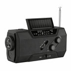 Emergency Radio Solar with Hand Crank and Power Bank