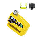 Brake disc lock with 110 dB alarm – theft protection