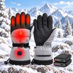Beheizte Skihandschuhe wiederaufladbar mit 3 Wärmestufen