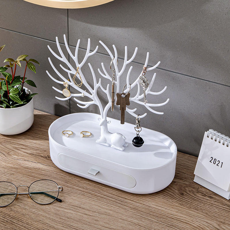 Schmuckständer Baum Design mit Schublade