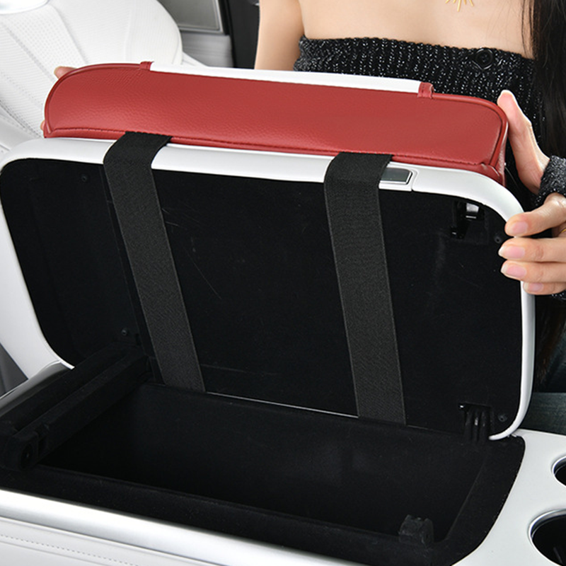 Car Center Armrest with USB Charging – Cup Holder & Storage