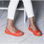 Comfort sandals for women with low heels – Orthopedically inspired