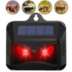 Solar Tierabwehr mit Ultraschall gegen Gartenschädlinge