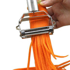 Gemüseschäler Edelstahl mit Julienne-Klinge