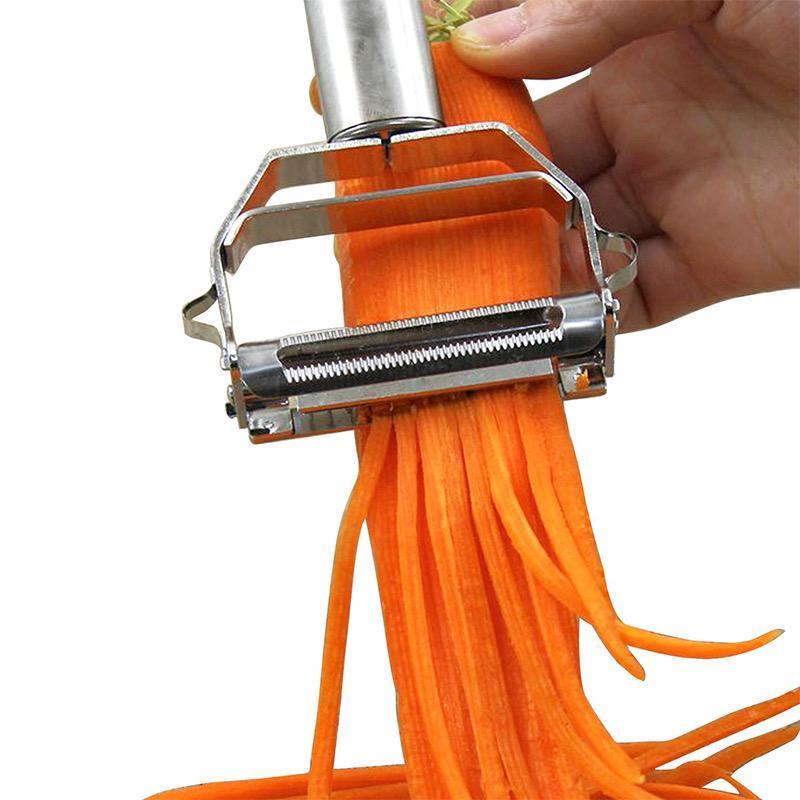 Gemüseschäler Edelstahl mit Julienne-Klinge