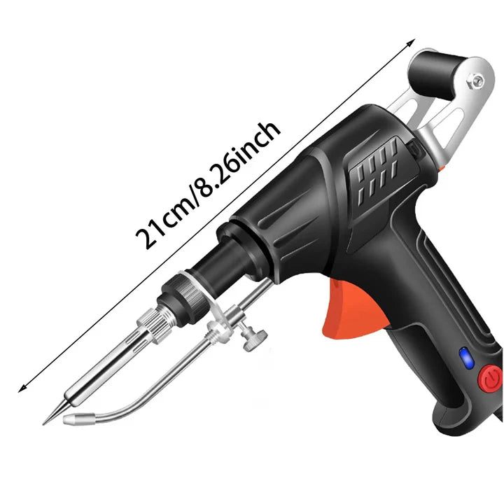 Automatic Soldering Gun with Wire Feed – 7-Piece Set